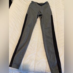Asics women Charcoal and Black Leggings